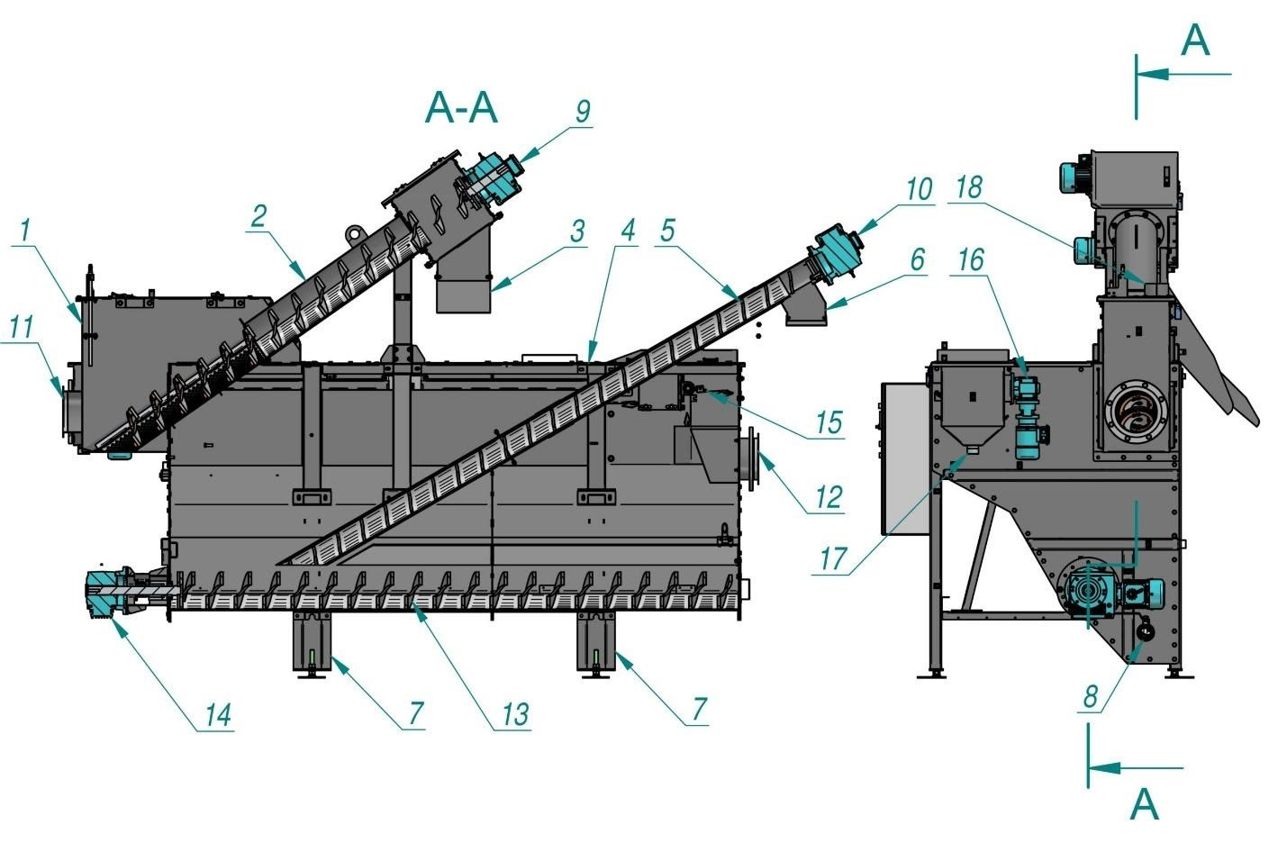 ÐÐ¾Ð¼Ð±Ð¸Ð½Ð¸ÑÐ¾Ð²Ð°Ð½Ð½Ð°Ñ ÑÑÑÐ°Ð½Ð¾Ð²ÐºÐ° (ÑÐµÑÐµÑÐºÐ°, Ð¿ÐµÑÐºÐ¾Ð»Ð¾Ð²ÐºÐ°, Ð¿Ð»Ð°Ð²Ð°ÑÑÐ¸Ñ Ð²ÐµÑÐµÑÑÐ²) EAZ CIGST